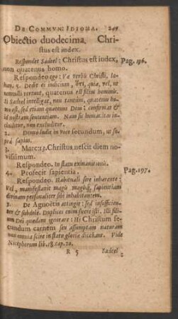 Obiectio duodecima.