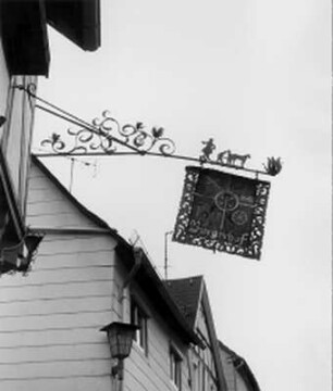 Zunftschild; Braunfels, Burgweg 23