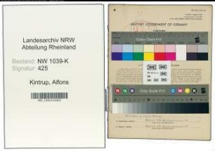 Entnazifizierung Alfons Kintrup , geb. 23.02.1910 (Baecker)