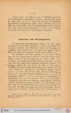 Gesellen- und Wanderjahre