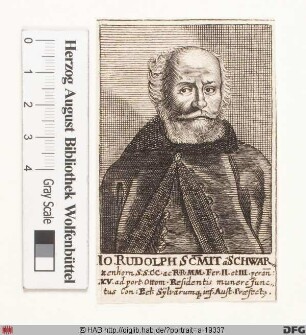 Bildnis Johann Rudolf Schmid (1647 Frhr. v. Schwarzenhorn)