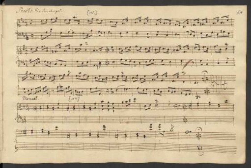 Stücke für Tasteninstrument; cemb/pf; D-Dur