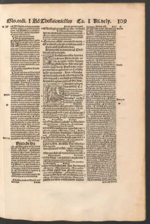 Argumentum in primam ad Thessalonicenses incipit.