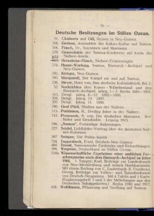 Deutsche Besitzungen im Stillen Ozean.