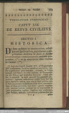 Caput XIX De Rebus Civilibus