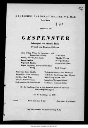 Gespenster