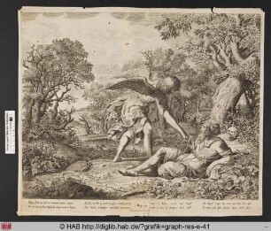 Elias mit dem Engel.