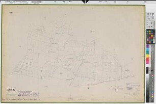 Walstedde (Drensteinfurt), Flurbereinigung Walstedde, Bl. 30 Schätzungskarte Altahlen Flur 23