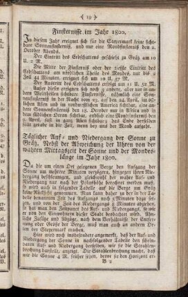 Täglicher Auf- und Niedergang der Sonne zu Grätz.[...]
