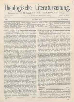 194 [Rezension] Wilke, Fritz, Das Frauenideal und die Schätzung des Weibes im Alten Testament