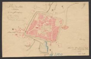 Plan der Stadt Saltze : im Herzogthum Magdeburg