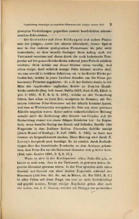 Vergleichung gewisser ehemaligen geologischen Phänomene mit einigen unserer Zeit