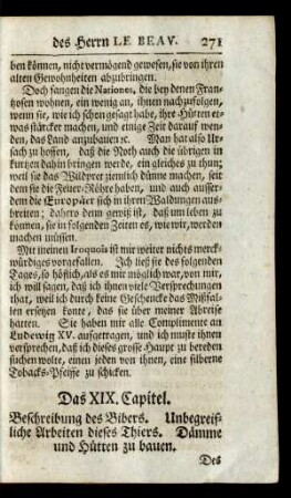 Das XIX. Capitel. Beschreibung des Bibers. ...