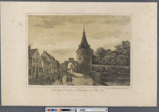 Das äußere Dammthor in Hamburg, im Jahre 1587 (Hamburg's Vergangenheit in bildlichen Darstellungen ; I,2)