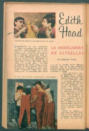 Edith Head, la modeladora de estrellas