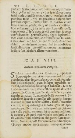 Cap. VIII. Bellum cum Sexte Pompeio