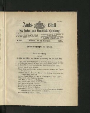 No. 195. 31. Dezember. 1902.
