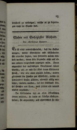 Sieben und Sechszigster Abschnitt. Der eifersüchtige Ehemann