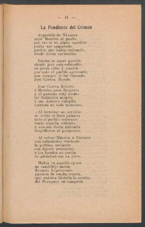 La pendiente del crimen