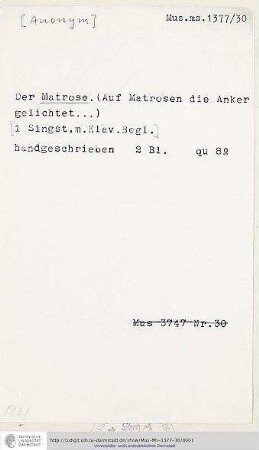 Der Matrose