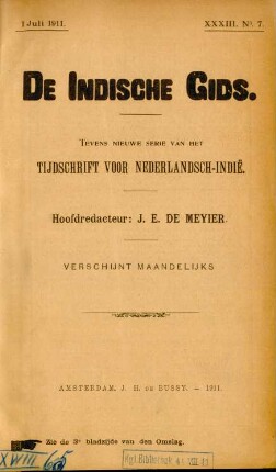XXXIII. No. 7. 1 Juli 1911
