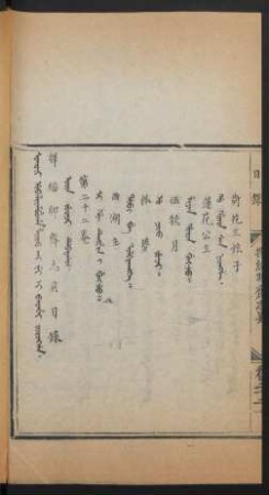 Joringga. Orin juweci debtelin = 目錄 第二十二卷