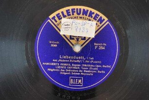 Liebesduett : aus "Madame Butterfly", I. Akt; I. Teil; II. Teil/ (Puccini)