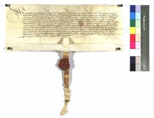 Bischof Christoph von Augsburg belehnt Ulrich Burggraf zu Burtenbach mit dem Burghof daselbst mit allen Zugehörden sowie einem Zehnten aus einem Hof zu Burtenbach.