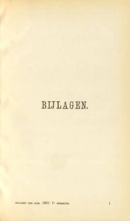 1901,1,Bijl.: Regeeringsalmanak voor Nederlandsch-Indie / Bijlagen