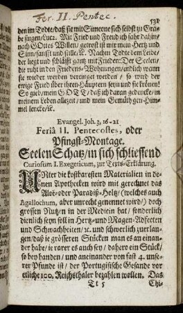 Evangel. Joh. 3, 16-21. Feria II. Pentecostes, oder Pfingst-Montage.