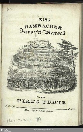 Hambacher Favorit Marsch für das Piano Forte
