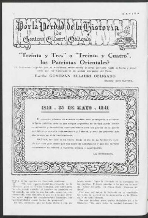 "Treinta y tres" o "Treinta y cuatro", los patriotas orientales?