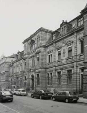 Pirna, Gartenstraße 29. Postamt (1890-1892; C. Zopff). Straßenansicht