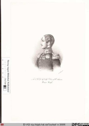 Bildnis Ferdinand Philippe (Louis Charles Henri Joseph) de Bourbon, duc de Chartres et d'Orléans, Prince royal