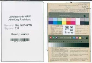 Entnazifizierung Heinrich Hielen , geb. 11.07.1891 (Fuhrunternehmer)