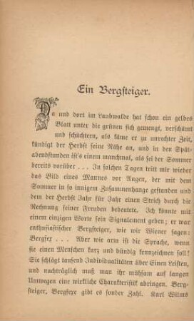 Ein Bergsteiger