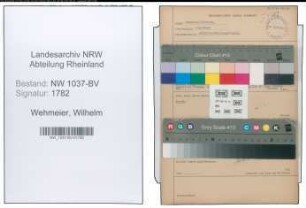 Entnazifizierung Wilhelm Wehmeier , geb. 25.03.1896 (Polsterer)