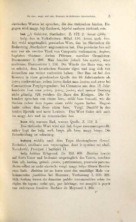 Die slavischen, magyarischen und rumunischen Elemente im türkischen Sprachschatze