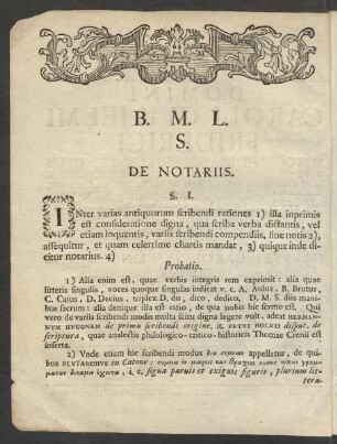 De Notaris §. I. - §. V.