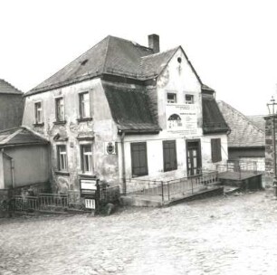 Colditz, Schloßtreppe 5. Ehemaliges Gasthaus. Straßenansicht