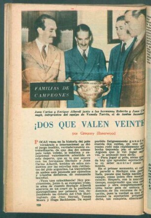 ¡Dos que valen veinte! : Familias de campeones