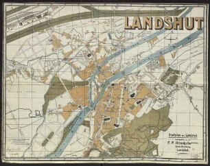 Stadtplan von Landshut