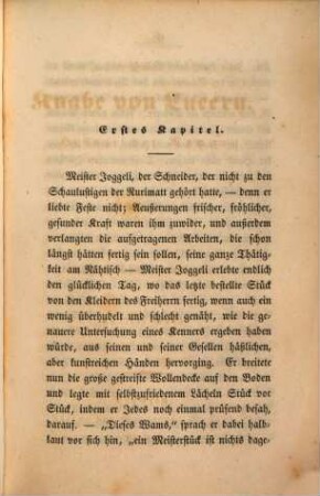 Der Knabe von Lucern : historischer Roman aus der Schweizer Geschichte. 2