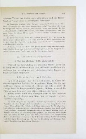 II. Unterschiede der Staatsbewohner
