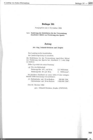 Beilagen 501-1000: Anträge, Anfragen, Gesetzentwürfe
