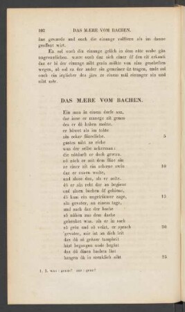 Das Maere Vom Bachen.