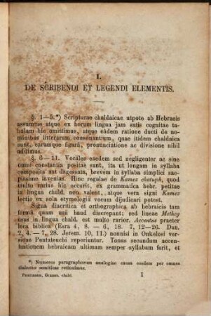 Porta linguarum Orientalium sive clementa linguarum I. Hebraicae II Chaldaicae III Samaritanae. IV Arabicae V Syriacae VI Armeniacae VII. Aethiopicae VIII Persicae : inusum praelectionum ... ed. Julius Henr. Petermann, II