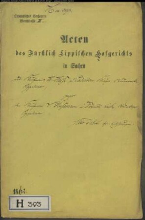Hesse, Kaufmann in Paderborn gegen Kaufmann Husemann in Detmold
