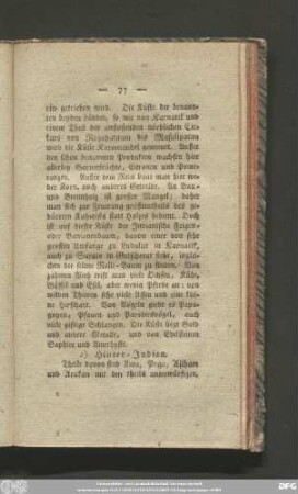 2) Hinter-Indien.