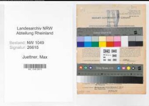 Entnazifizierung Max Juettner , geb. 28.11.1891 (Postbeamter)